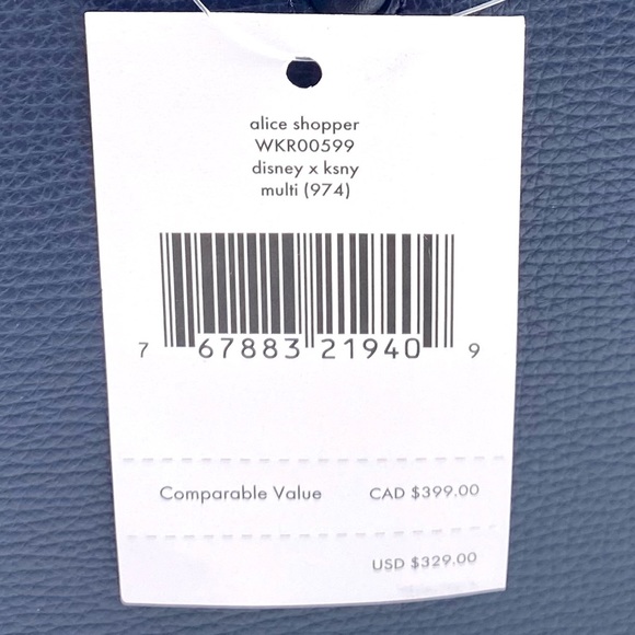 Kate Spade disney x kate spade new york alice in wonderland crossbody Sa… - Picture 11 of 12